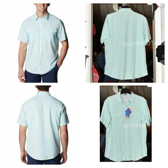 Columbia Men's James Bay Short Sleeve Woven Shirt - Picture 1 of 7